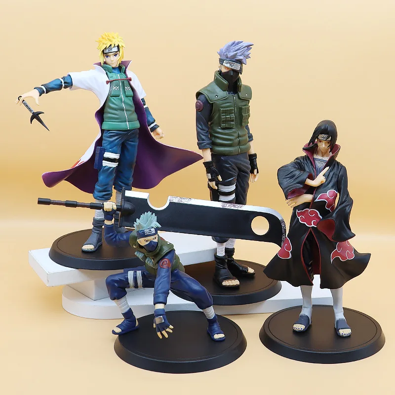 

Anime Naruto Sasuke Gaara Anime Action Figure Model Gifts Collectible Figurines for Kids 8 Pieces In A Set