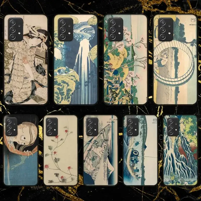 Katsushika Hokusai Art Phone Case For Samsung Galaxy A02 A12 A21 A22 A32 A41 A42 A51 A71 A72 Shell