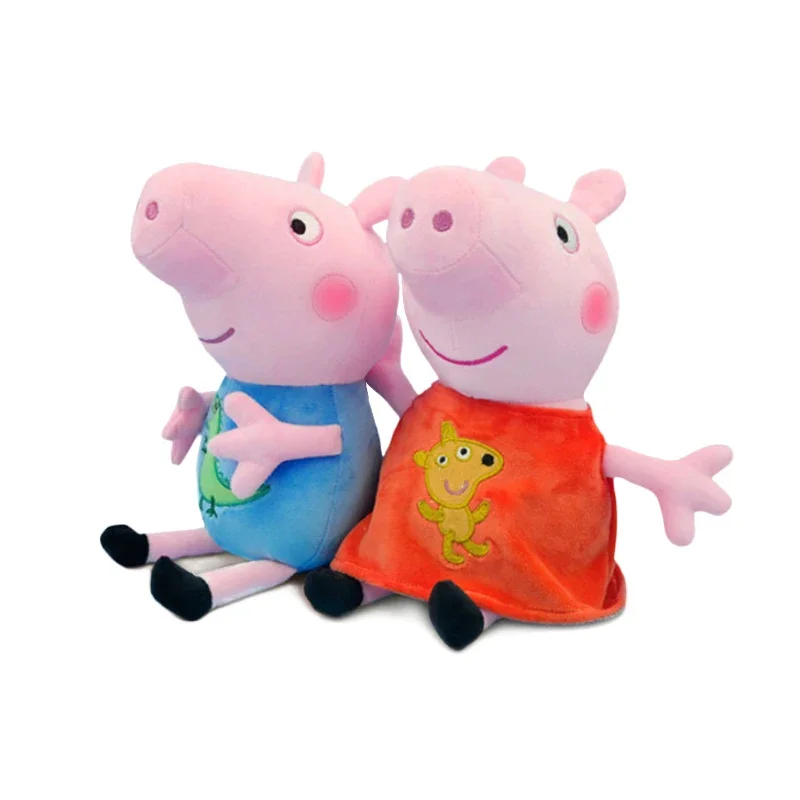 19cm Piggy Paige Cartoon Plush Doll George and Friend Susi Danny Richard Party Decorating Toys, Cartoon, Plush Doll, Children's