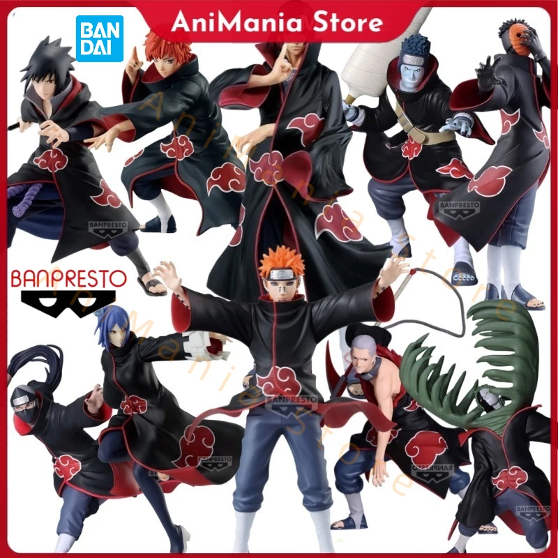 الأصلي بانداي بانبريستو ناروتو: الاهتزاز نجوم Uchiha Itachi Sasuke Zetsu Akatsuki Tobi الخ أنيمي الشكل جمع لعبة هدية