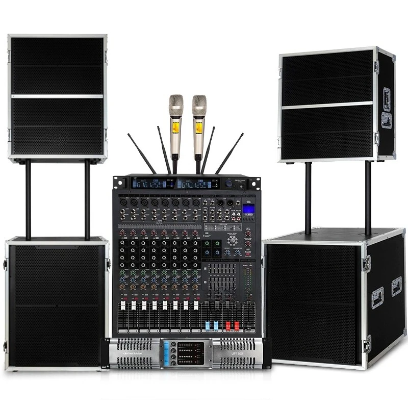 18-inch cabinet audio split superposition ultra-remote large speakers