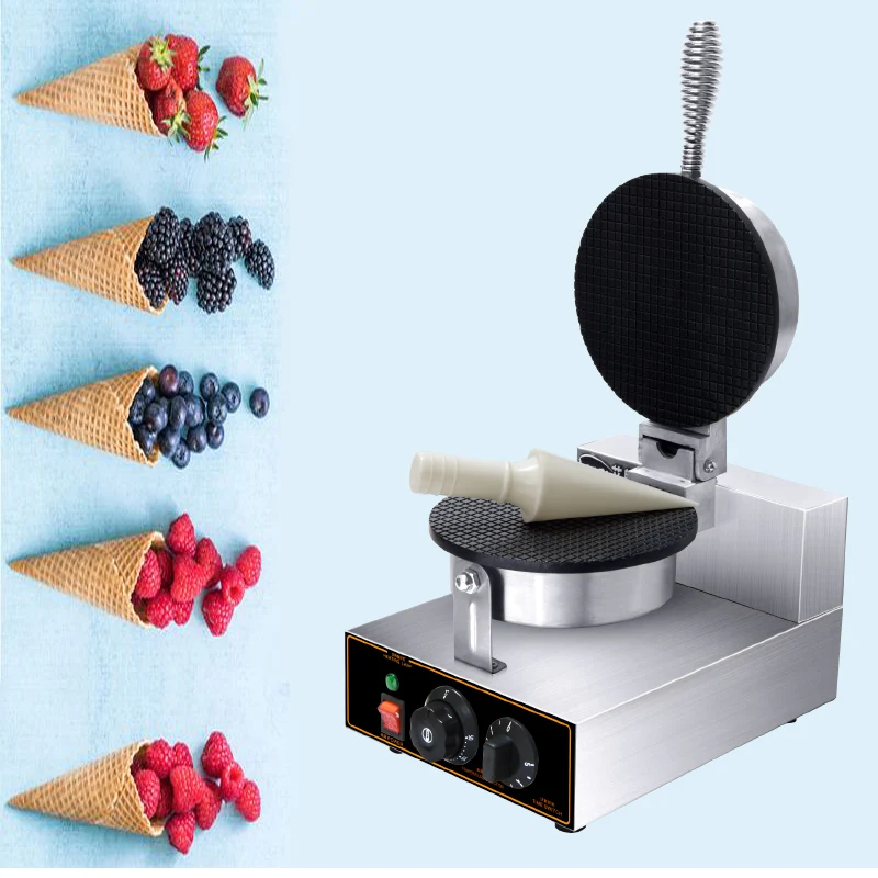 

hot sale waffle machine commercial double head traditional ice cream cone waffle maker waffle cone machine automatic