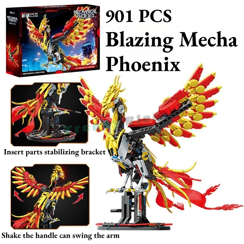 901pcs-cyberpunk-blaze-mecha-phoenix-building-blocksmythical-beast-bionic-animal-movable-joint-decor-diy-toy-xmas-birthday-gift