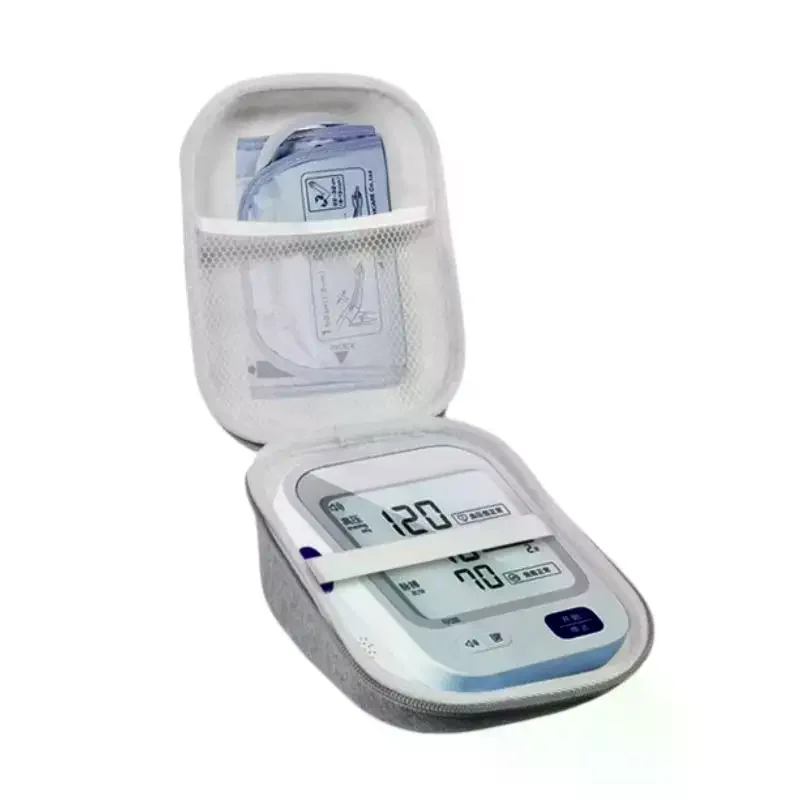 Hard Case For Blood Pressure Monitor With Cuff Portable Travel Carrying Protective Bag Shockproof Storage Case