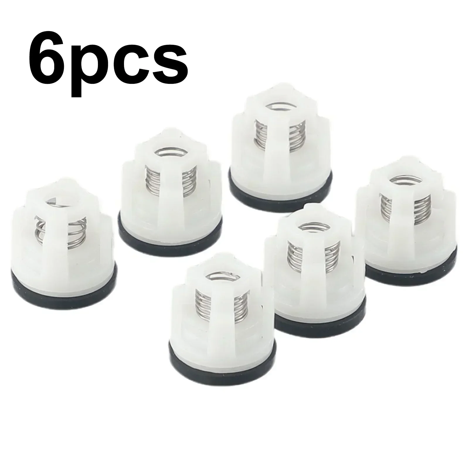 6pcs Idropulitrice ad alta pressione Valvola di ritegno Lavatrice per auto Pompe a pressione per idropulitrice ad alta pressione per testa della pompa in alluminio 280/380