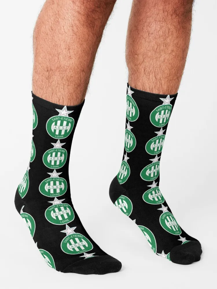 Saint Etienne-Calcetines con Logo para hombre, medias de Navidad