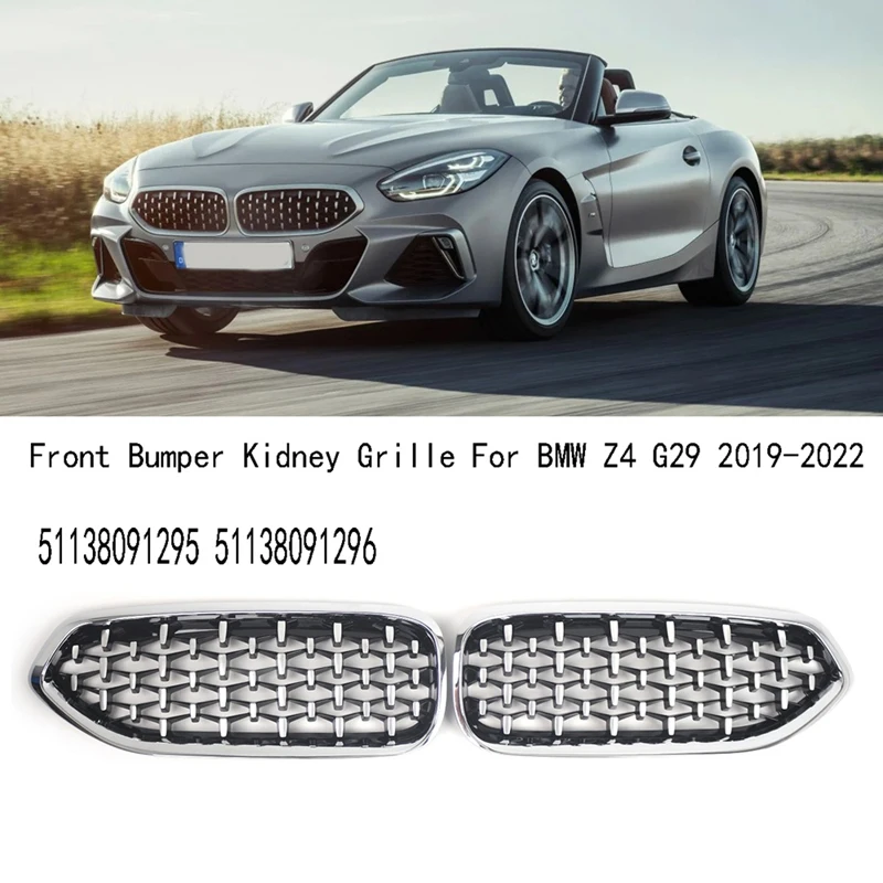 

Решетка радиатора переднего бампера для BMW Z4 G29 2019-2022 51138091295 51138091296, 2 шт.