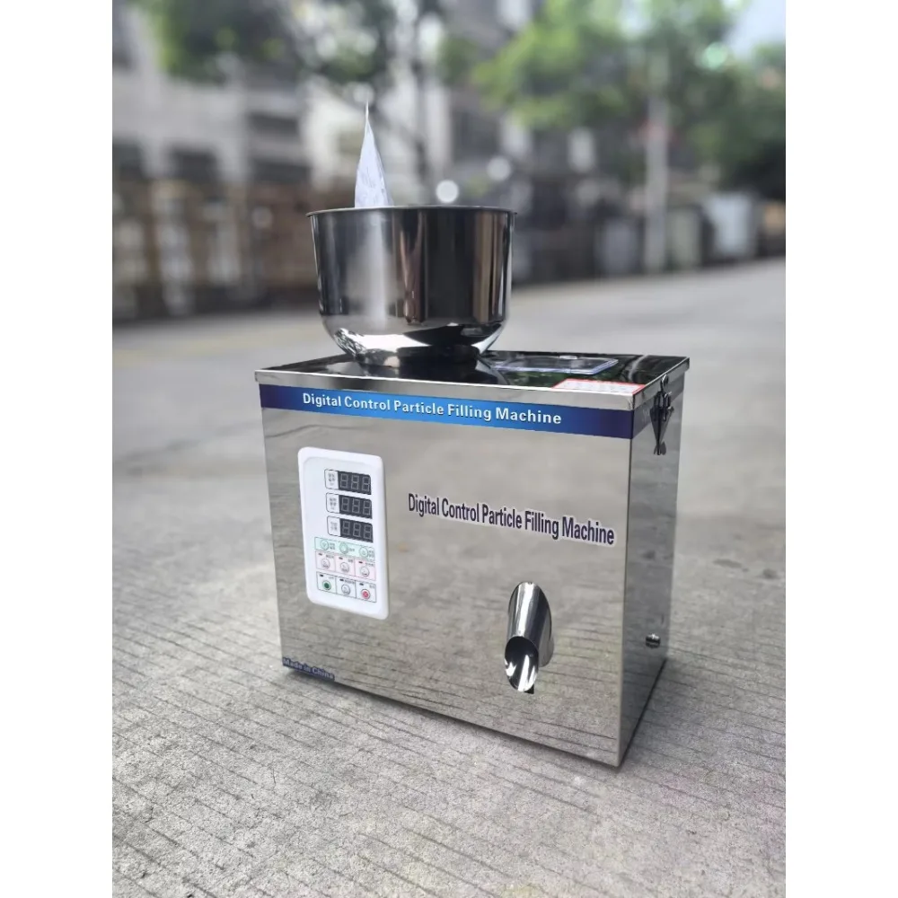 Small multifunctional drying spice powder dosing machine, plastic granule coffee bean weighing and filling machine
