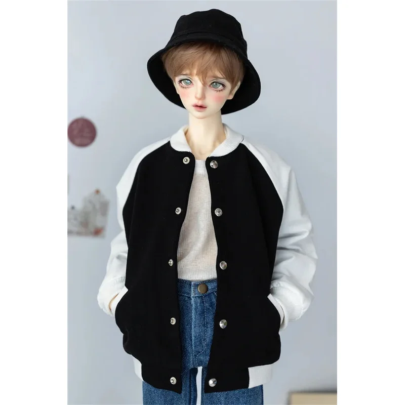 

BJD Doll Clothes Handsome Boys Girls 1/3 1/4 1/6 ID75 Blue Black Orange Baseball Shirt Coats Uniform Gifts Tops BJD Accessories