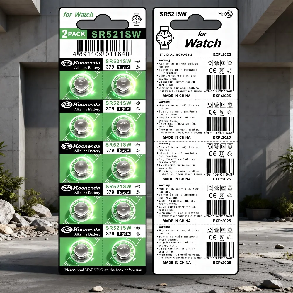 

AG0 LR521 Batteries LR63 SR521 SR521S SR521SW SR63 379 1.5v Alkaline Button Cell Battery for Calculators Watches