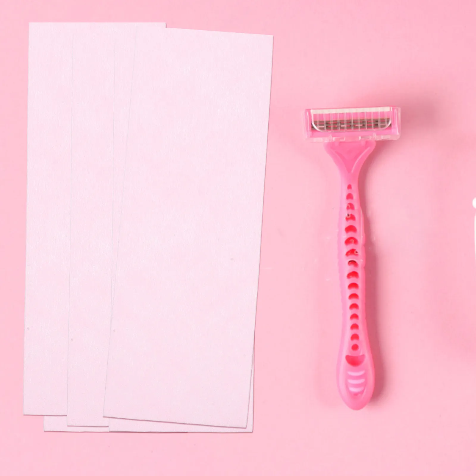 

100Pcs Hair Removal Wax Strips Non-Woven Fabric Safe for Body Face Small Areas Disposable Waxing Strip for Women