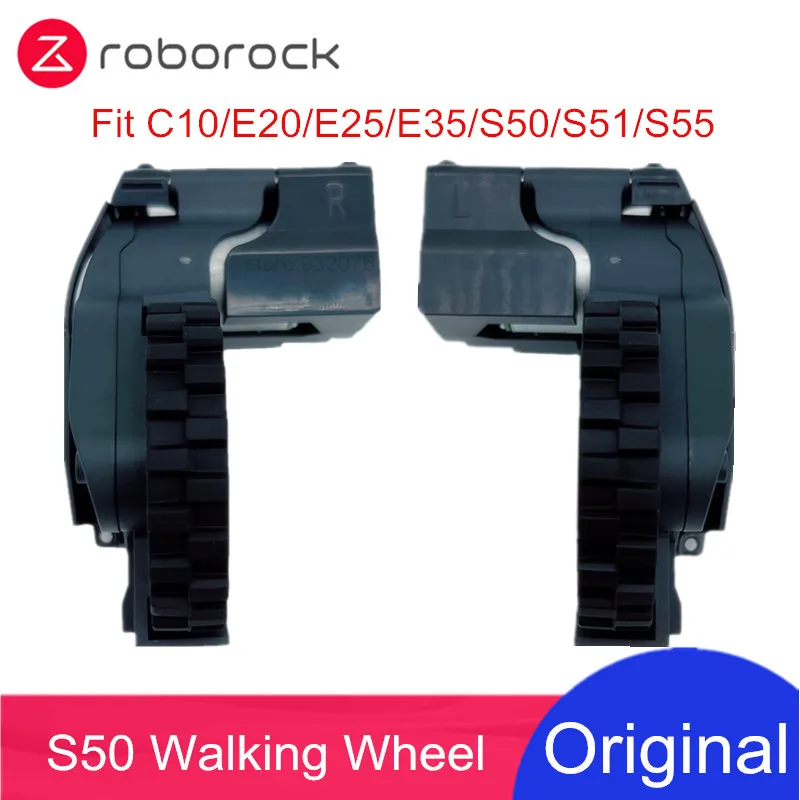 New Original S50 Wheel Roborock C10 / E20 / E25 / E35 / S51/ S55 Walking Wheels Robot Vacuum Cleaner Parts Left / Right Optional