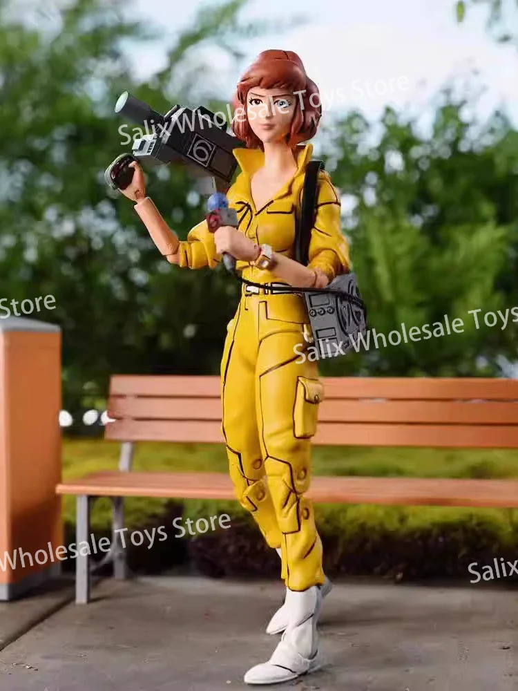 Neca Teenage Mutant Ninja Turtles April O'Neil Female Journalist Tmnt Action Figure Big Discount Anime Kids For Toy Customized