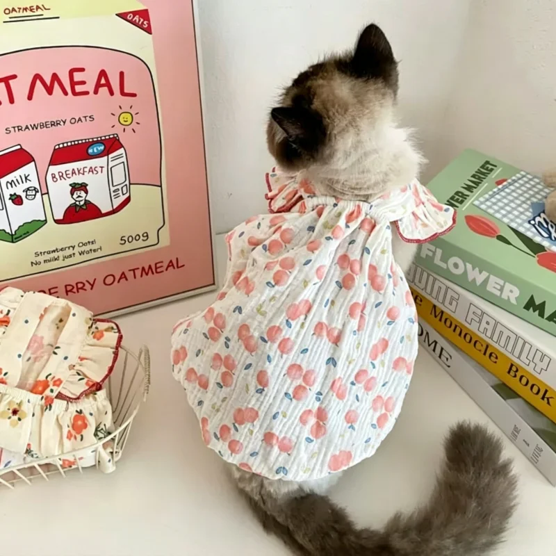 Ropa de verano para perros y gatos: vestidos, faldas, chalecos - imagen 4