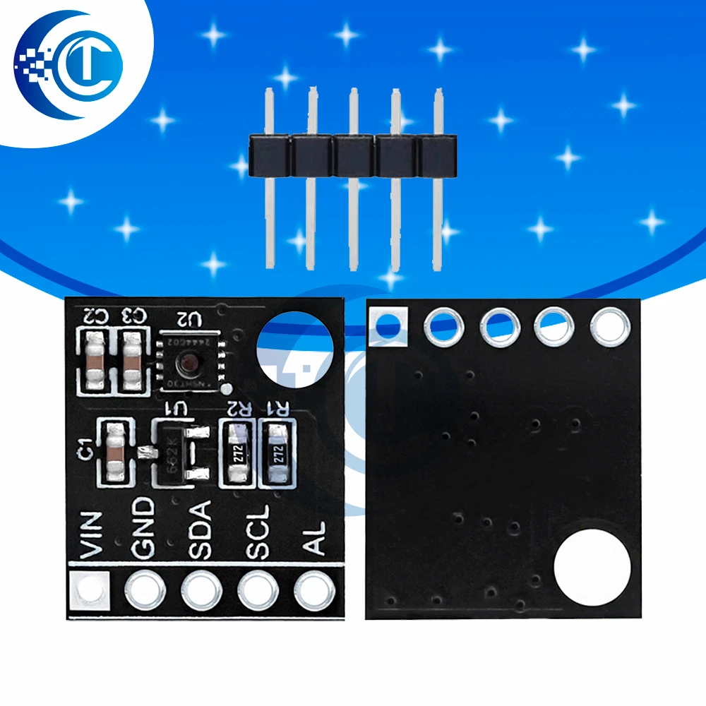 NSHT30 SHT30 Compatible I2C Sensor Module, Digital Temperature Humidity Detector for Maker DIY Project