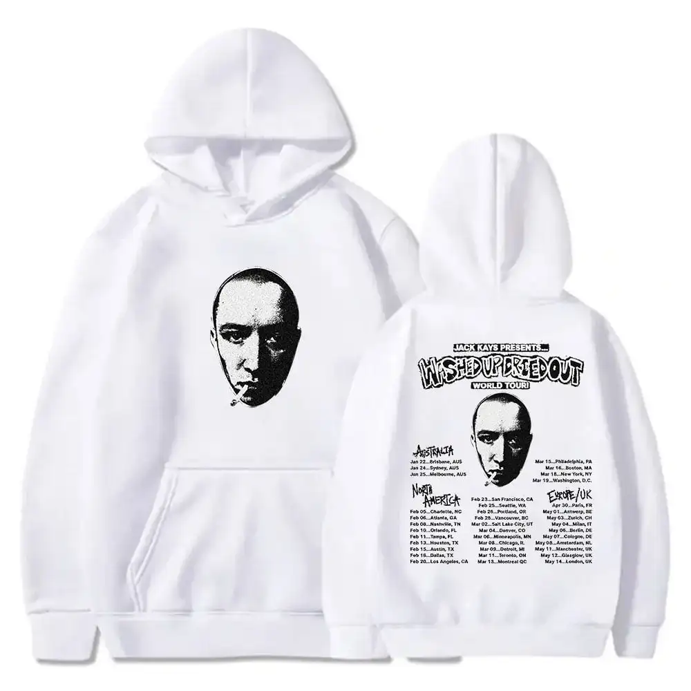 Jack Kays Hoodie Washed Up Dried Out World Tour Merch for Men and Women Casual Sweatshirt