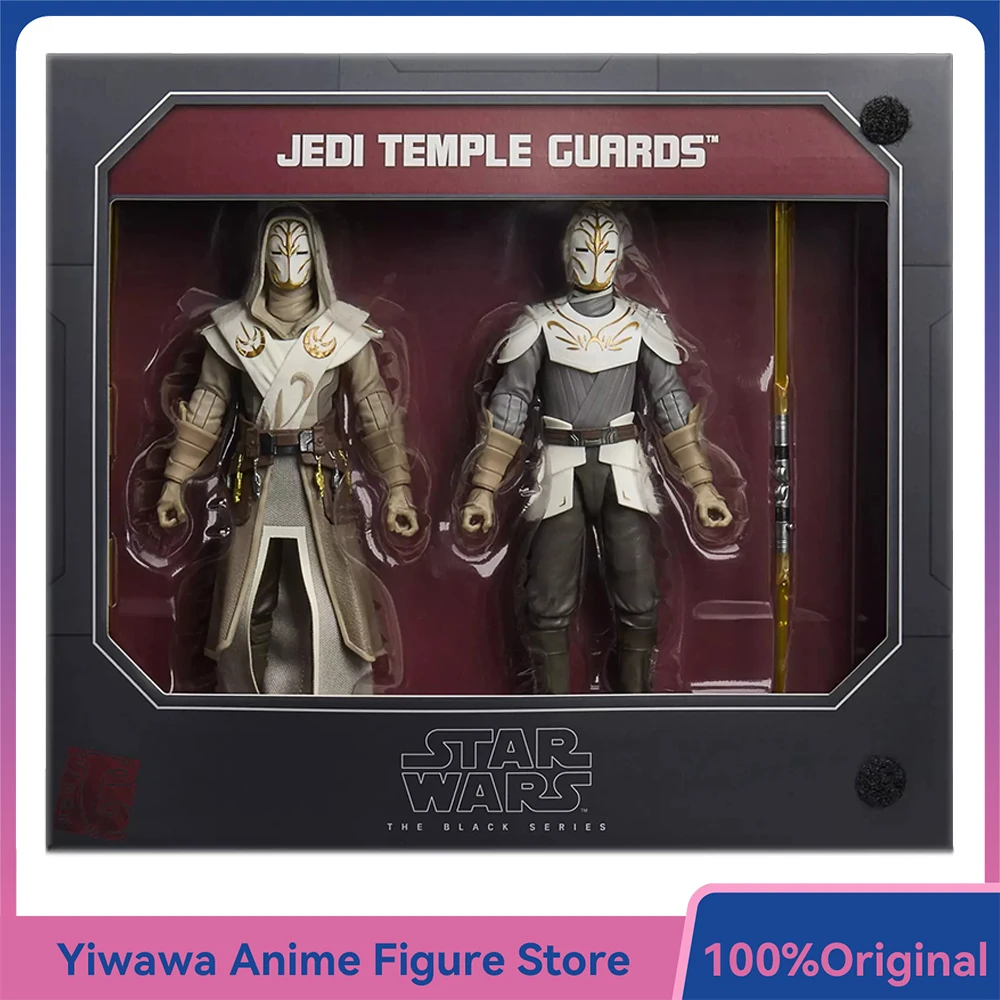 В наличии оригинальные НОВЫЕ коллекционные фигурки Hasbro STAR WARS The Black Series Jedi Temple Guards, набор из 2 штук, 15 см, модель игрушечных фигурок