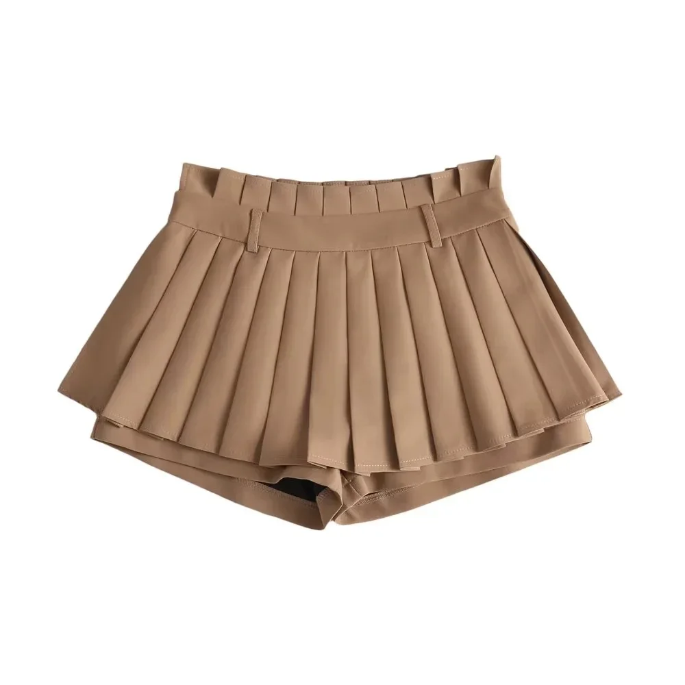 Jupe plissée Anti-lumière taille haute, vêtements pour femmes, nouvelle mode, jupe courte Spice Girl