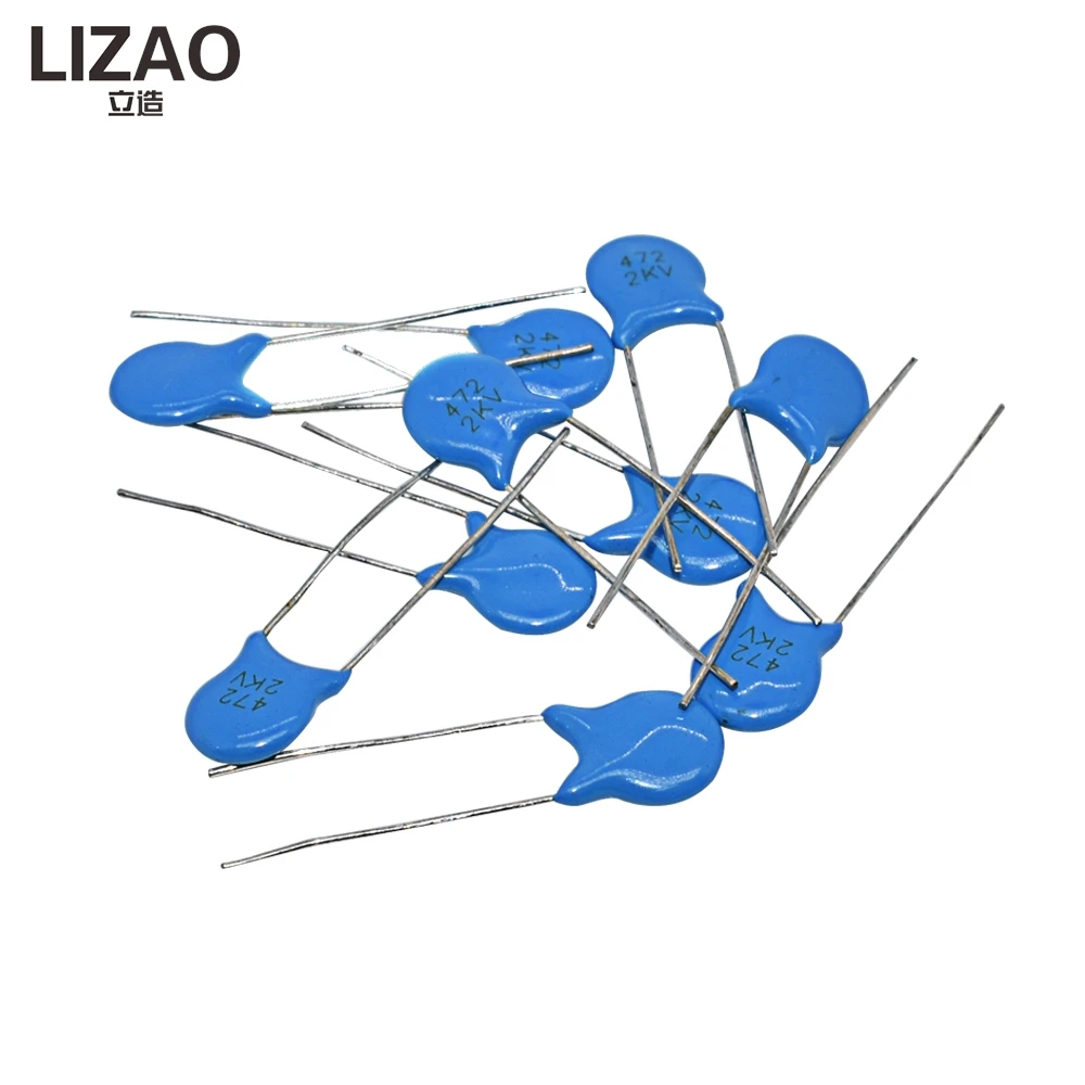 LIZAO 10PCS 1KV High Voltage Ceramic Capacitor 10PF 22PF 47PF 100PF 1NF 2.2NF 4.7NF 10NF 22NF Assorted Kit