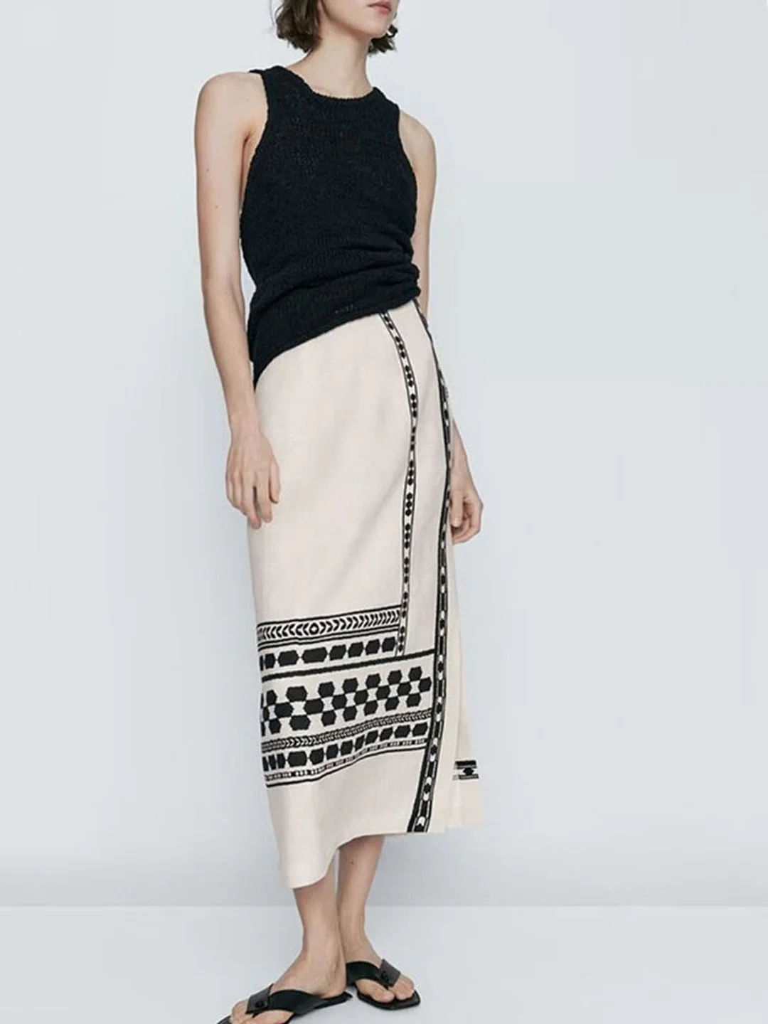 通勤用スカート セクシーなサイドスリットデザイン 新着 レディースファッション ポリエステル繊維 通勤用