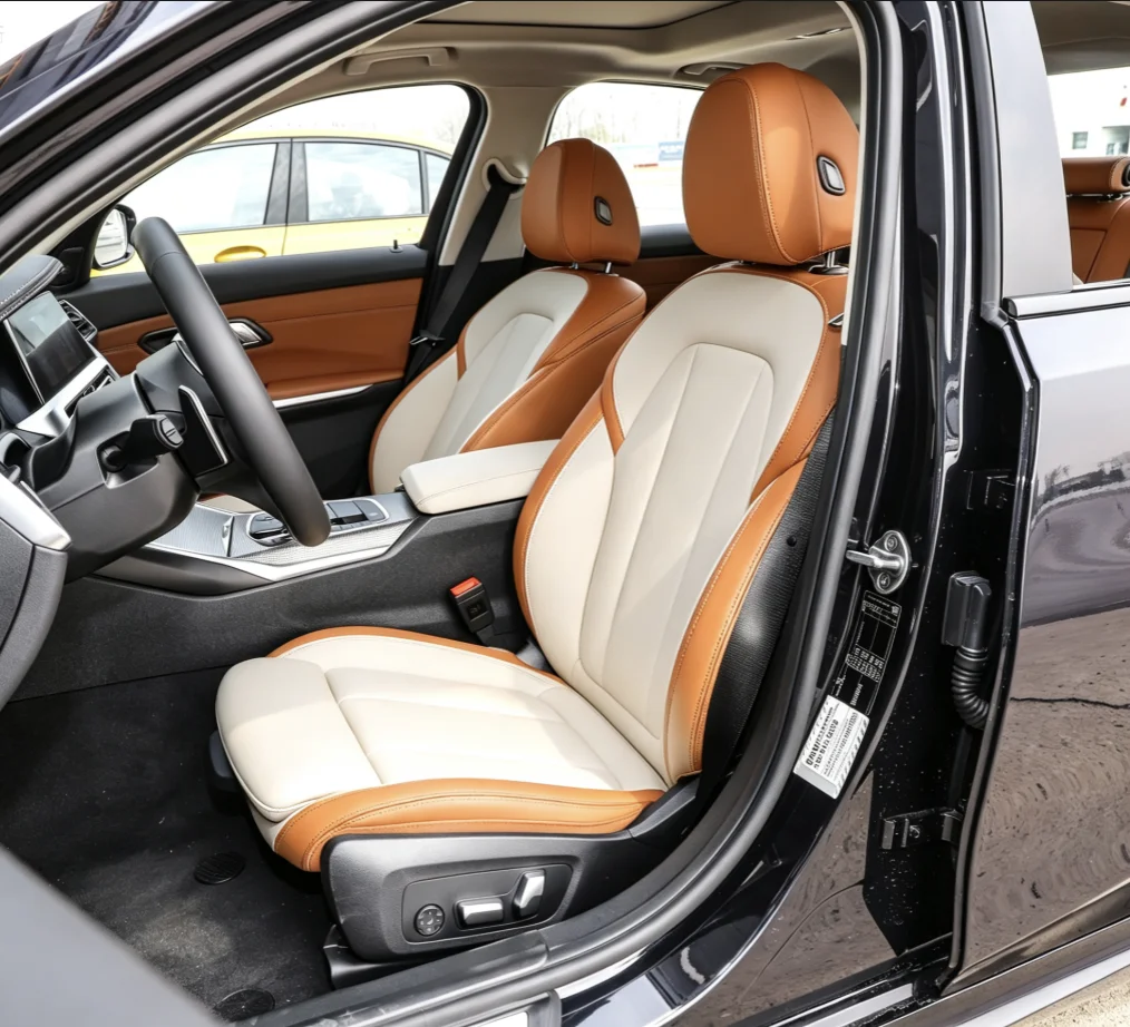 Für BMW G20 2020~2024 Maßgefertigte Autositzbezüge Luxuriöses Nappaleder 100% Passgenau Innenraumzubehör 360 ° Vollständige Abdeckung – Detail 3