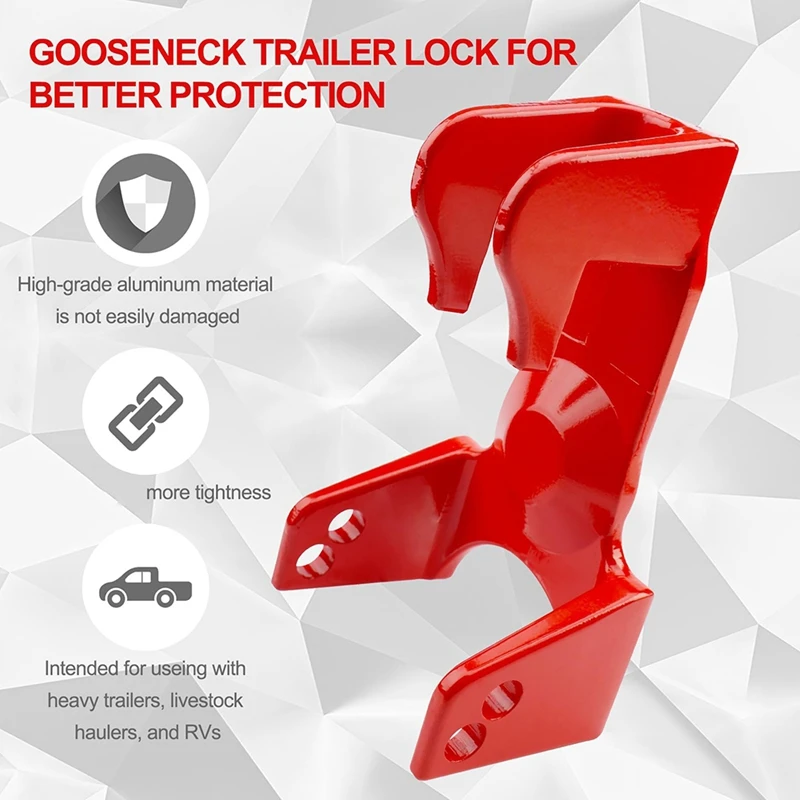 Gooseneck Trailer Lock Combination Lock, Model TL-50 Coupler Lock, For Use With Heavy Trailers, Livestock Haulers