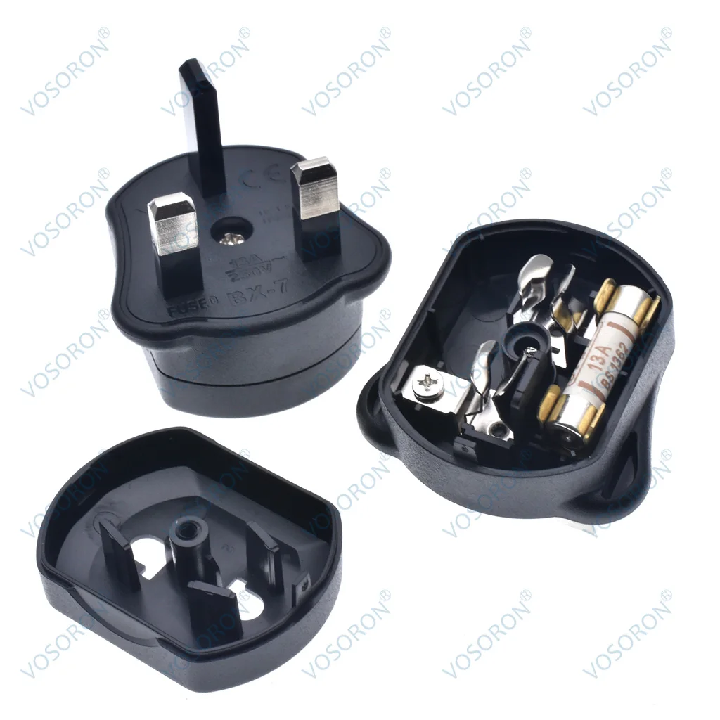 High Quality EU 2 Pin To 3 Pin UK Electric Power Shaver Toothbrush Plug Adaptor Converter Durable for Travel Socket Adapter