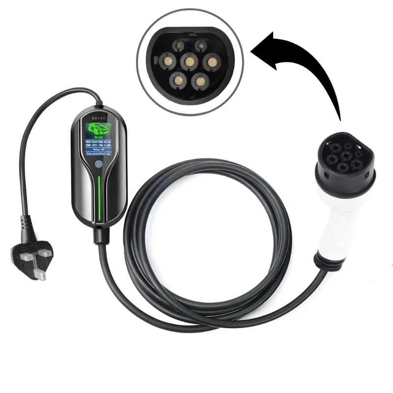 

16A Adjustable Current New Energy Electric Vehicle On-board Charger IP55 Portable