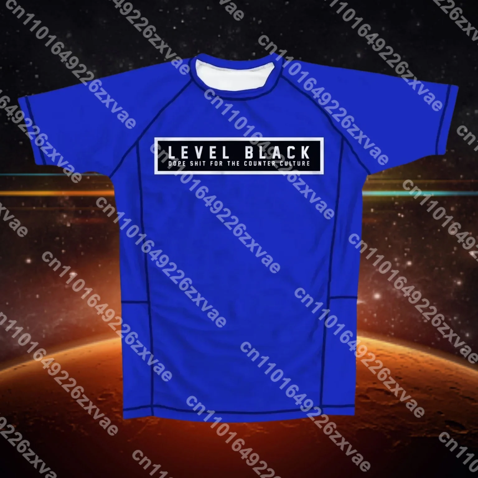 

LXB AJJ Uomo Donna T Shirt LEVEL NERO Casual Palestra a maniche corte Oversize ADCC RASH GUARD Jersey T-shirt