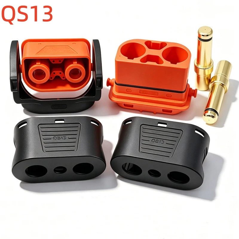1PCS QS13 Anti-Arc High-Temperature Resistant High-Current Connector Rated Current 300A Drone Aviation Plug Signal Pin