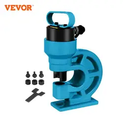 VEVOR CH-60 Hydraulic Knockout Punch Tool 31Ton Hole Digger Force Puncher Iron Plate Max 10mm Thickness Hole Punching Machine