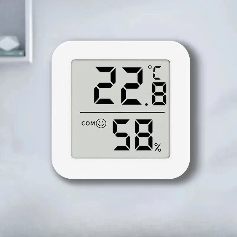 Household High-Precision Thermohygrometer Indoor Wall-mounted Intelligent Digital Display Baby Room Wet Dry Thermometer