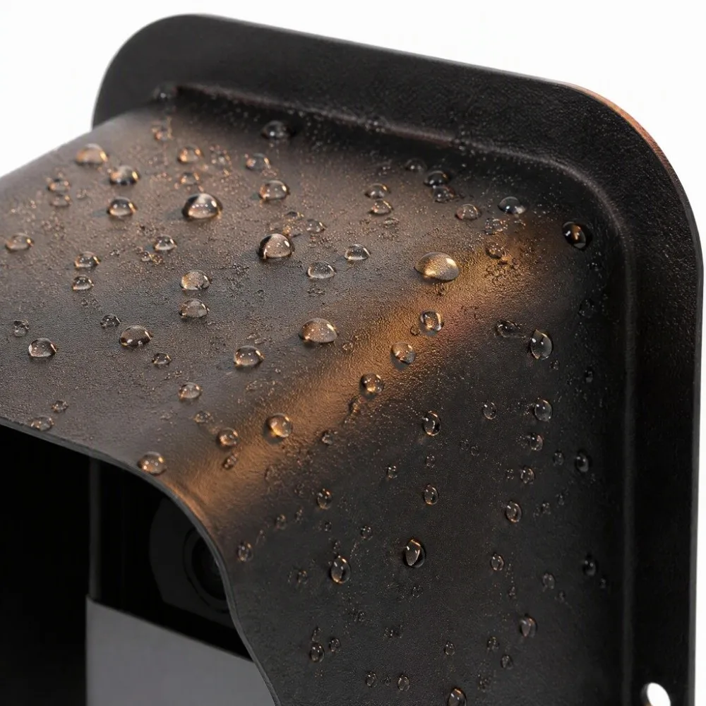 Anti-Glare Weatherproof Doorbell Rain Cover Metal Shell Wider Deeper Keypad Protector Preminum Outdoor Keypad Shield Outdoor Use