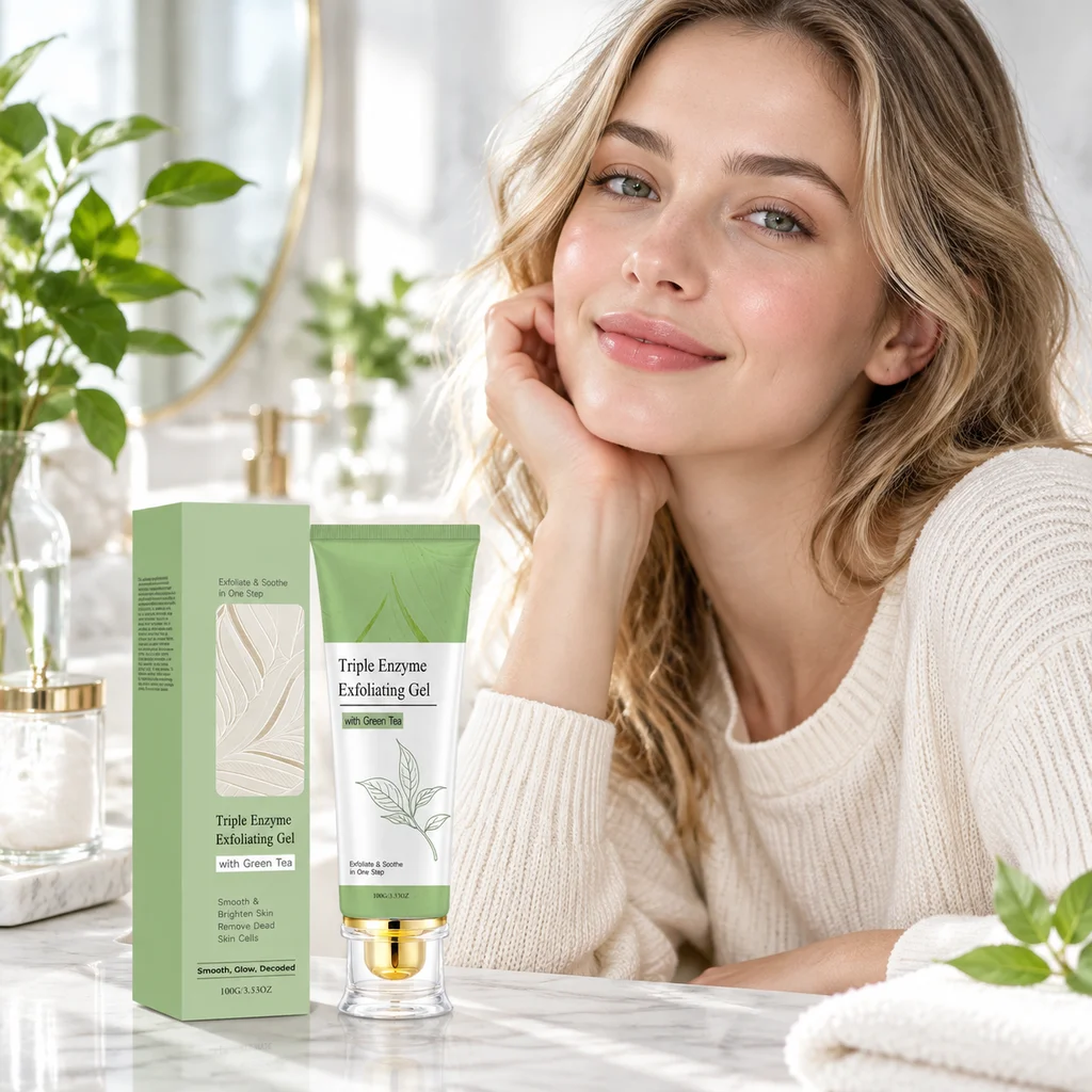 New Exfoliate Gel For Face And Body Gentle Clean Pore Remove Dead Skin Back Care Hydrate Brighten Korean Smooth Exfoliating Gels