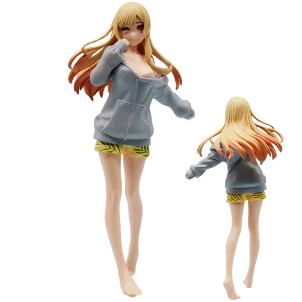 My Dress Up Darling MARIN KITAKAWA Hoodie Anime Figure Toys 19cm PVC Model Collector Birthday Gift