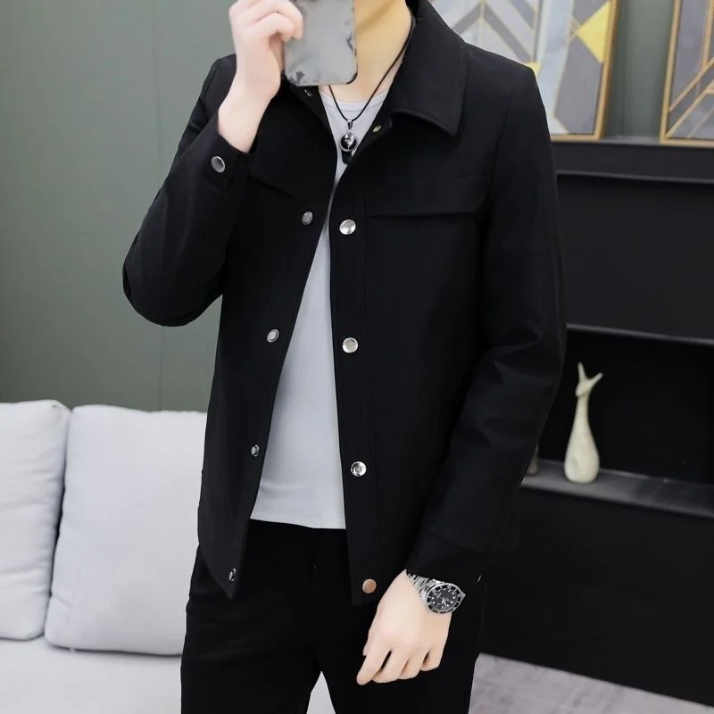 

et Man Emo Coats Mens Linings Overcoat Party German Popular Heated Autumn Red Running Baggy Soft Steel Discovery Ins