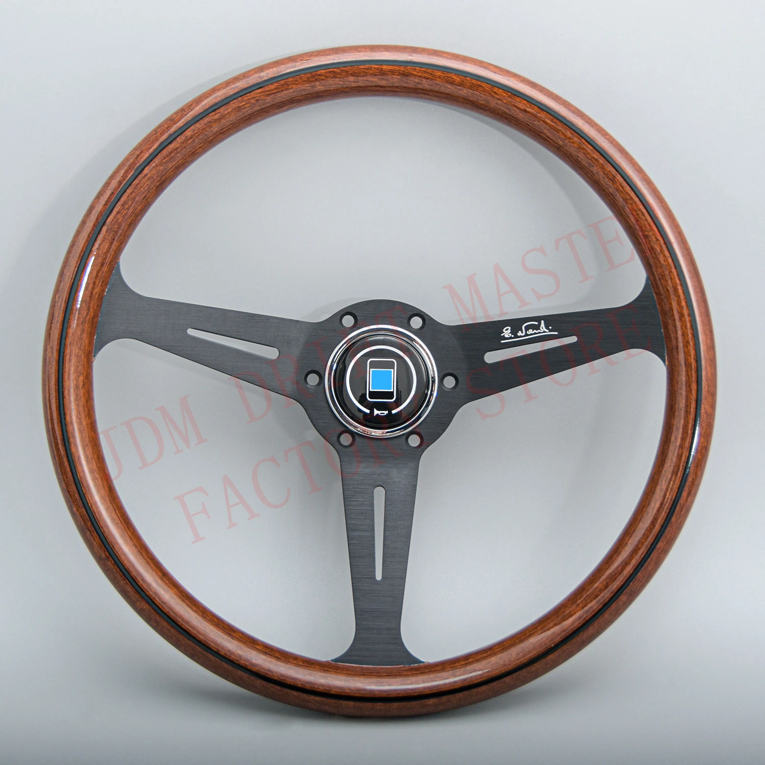 14Inch 358mm Classic Wooden Nardi Steering Wheel Universal Nardi Racing Sport Steering Wheel 74mm PCD