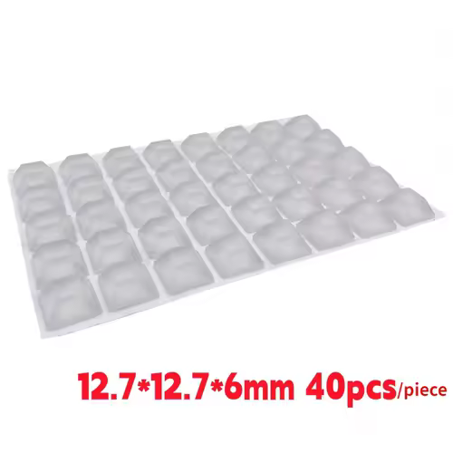 Silicone Furniture Pads Square Self-Adhesive Stick Bumper Pad Shock Absorber Feet Mat for Glass Speaker Laptop Furniture Parts - Image 8