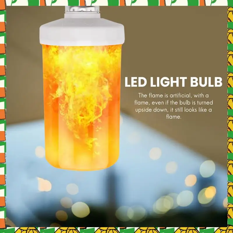 

Профессиональный инструмент, светодиодная лампочка с эффектом пламени E27, декоративная мерцающая реалистичная пожарная лампа, лампа для украшения фестиваля