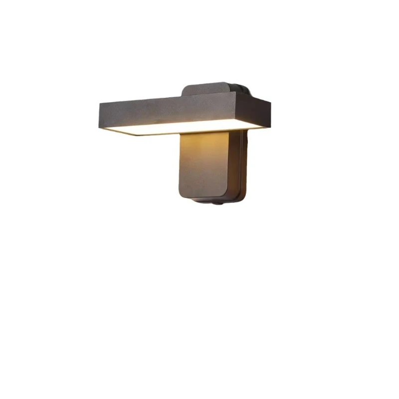 Lampa ścienna z czujnikiem ruchu PIR, obrotowa, wodoodporna IP65, do użytku zewnętrznego, oświetlenie ogrodowe, na werandę, kinkiet wejściowy, 30/40/50 cm — 2