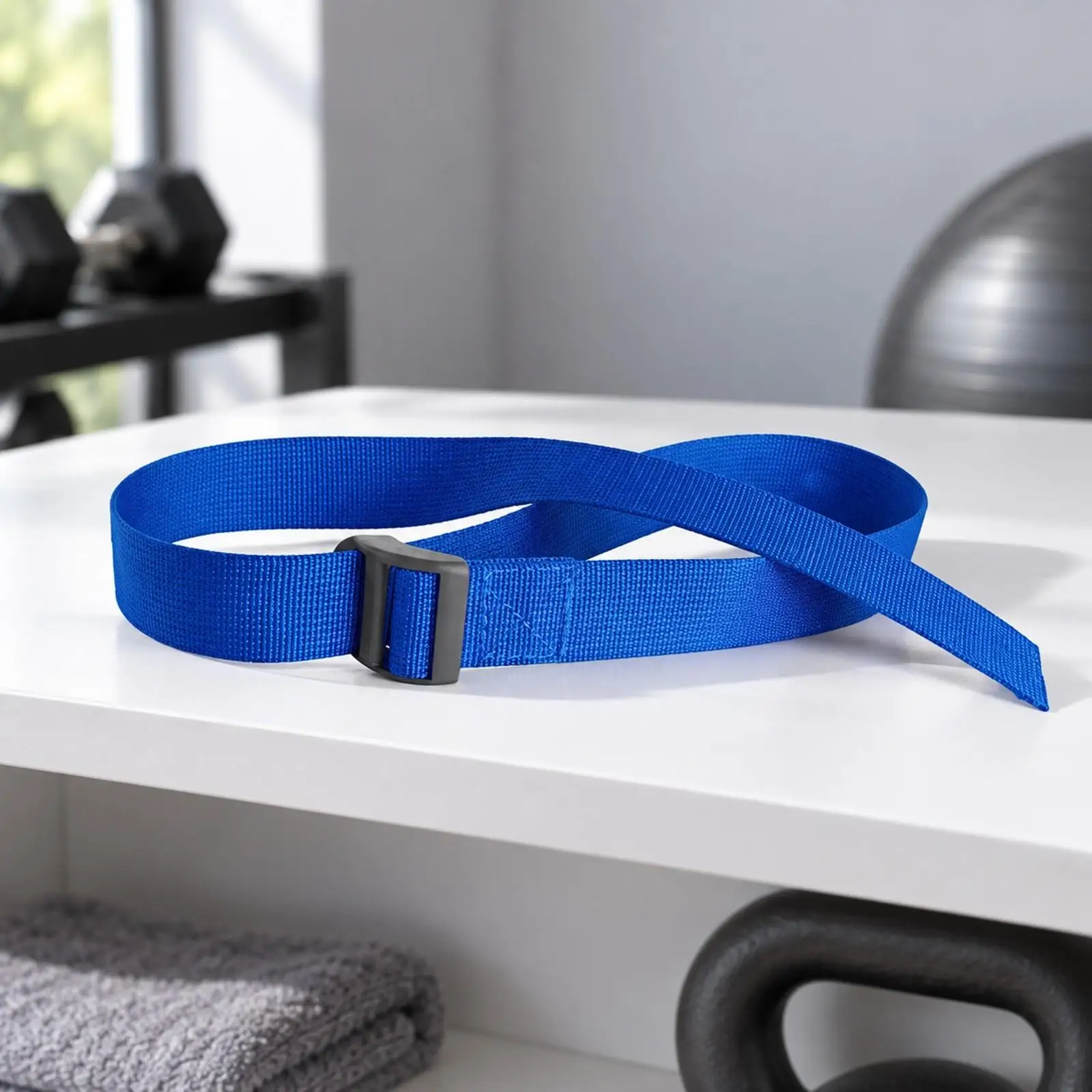 Universal Nylon Foot Strap for Rowing Machine Elliptical Pedal Secure Fit Adjustable Buckle Exercise Gear