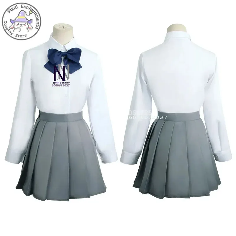 

CyAnime Oshi no Ko Kurokawa Akane Cosplay Costume School Girl Uniform Set Summer JK Shirt Skirt for Students Halloween Suits