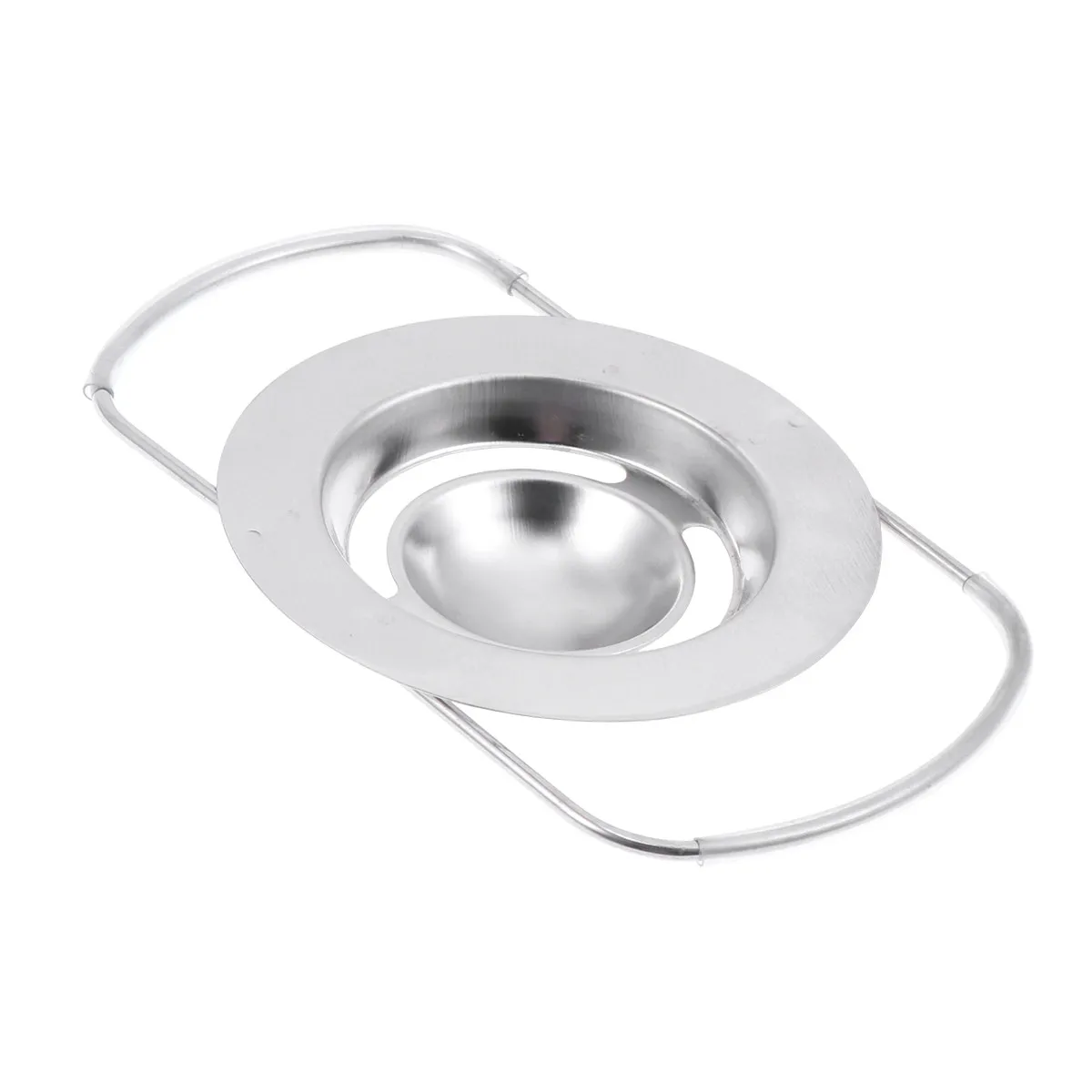 Premium 304 Stainless Steel Egg Separator for Perfect Yolk and White Division Mirror Polished Smooth Inner Layer Easy Clean