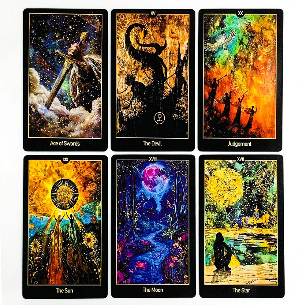 أحدث الكونية حديقة التارو سطح السفينة بطاقات التارو الكهانة بطاقة الألعاب العرافة مصير حفلة أوراكل مجلس لعبة الأسرة لعبة الحفلات #4