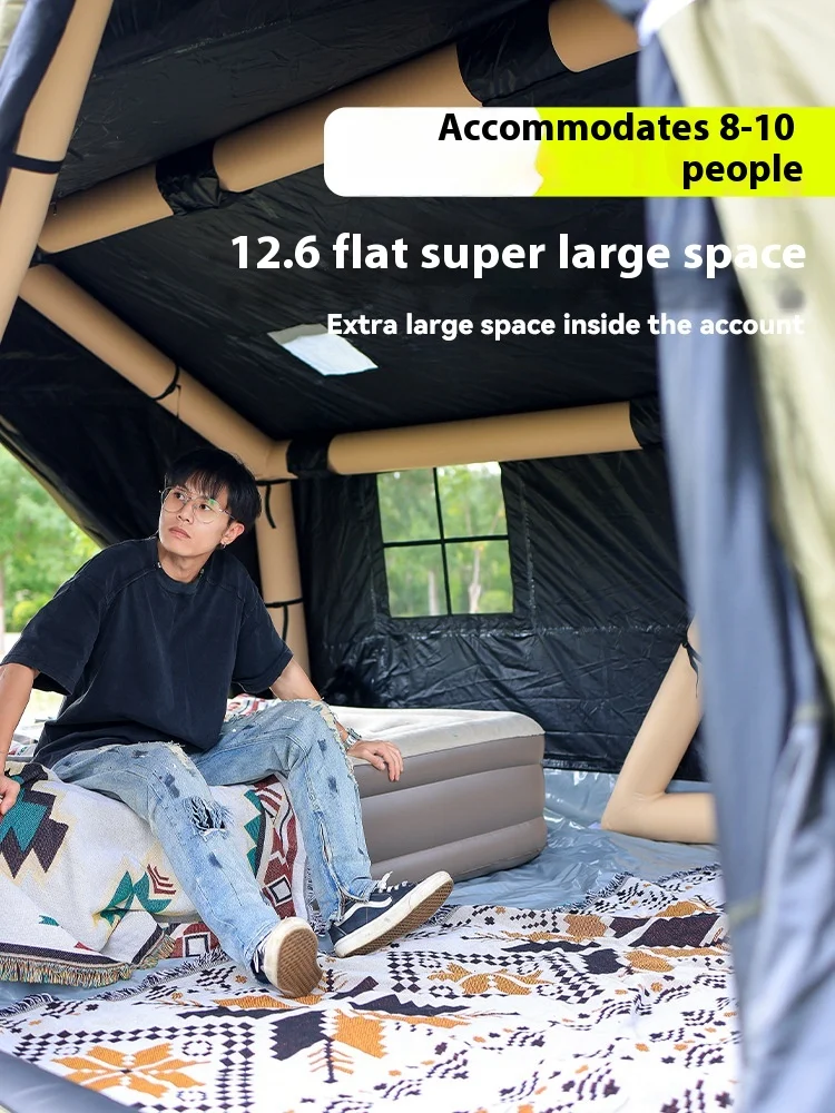 STLFOutdoor-tienda inflable automática, portátil, impermeable, tela de PVC y Oxford, cabina de Picnic para acampar al aire libre