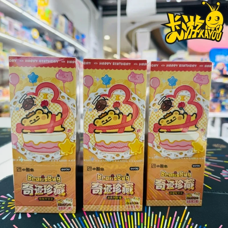 

KAYOU Официальная аутентичная карта Bear Bug Чудо Редкая Коллекционная пожизненная карточная упаковка Игрушечные игровые коллекционные карты