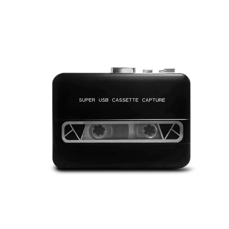External Tape Player Tape Playback Machine Retro Nostalgic Stereo Small Portable Cassette Player Computer to MP3 Converter