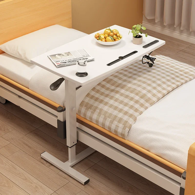 

Bedside folding nursing table elderly pregnant woman patient confinement bed eating table movable lifting hydraulic table