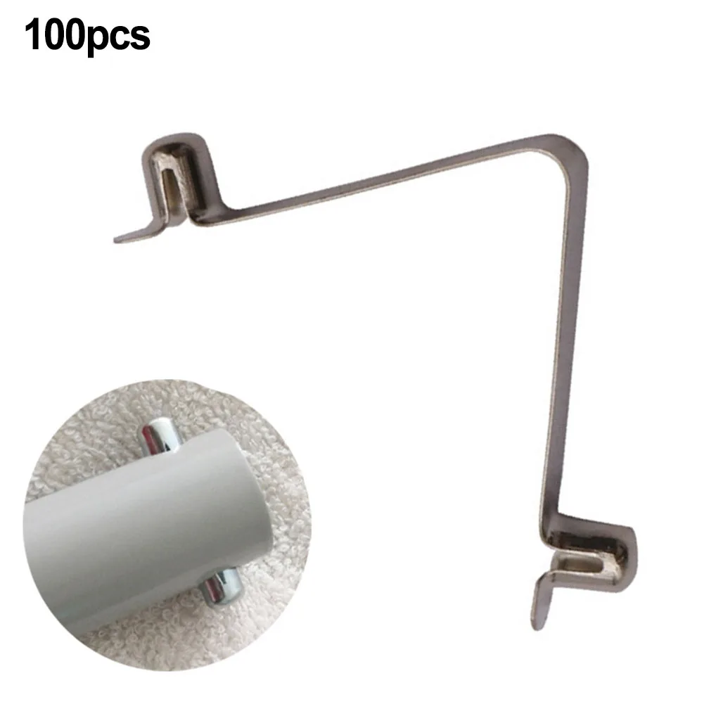 100pcs Spring Locking Tube Pin Push Clips 6mm V-shaped Tube Internal Shrapnel Bead Buckle For Kayak Paddle For Tent Pole Parts