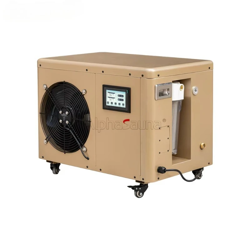 Cold Plunge Chiller 1hp 220v Cedar Outdoor Cold Plunge With Chiller And Wifi Cold Plunge Water Chiller Oem